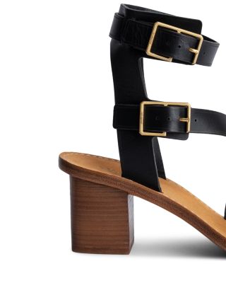 Women's Cecilia Double Buckle Block Heel Sandals