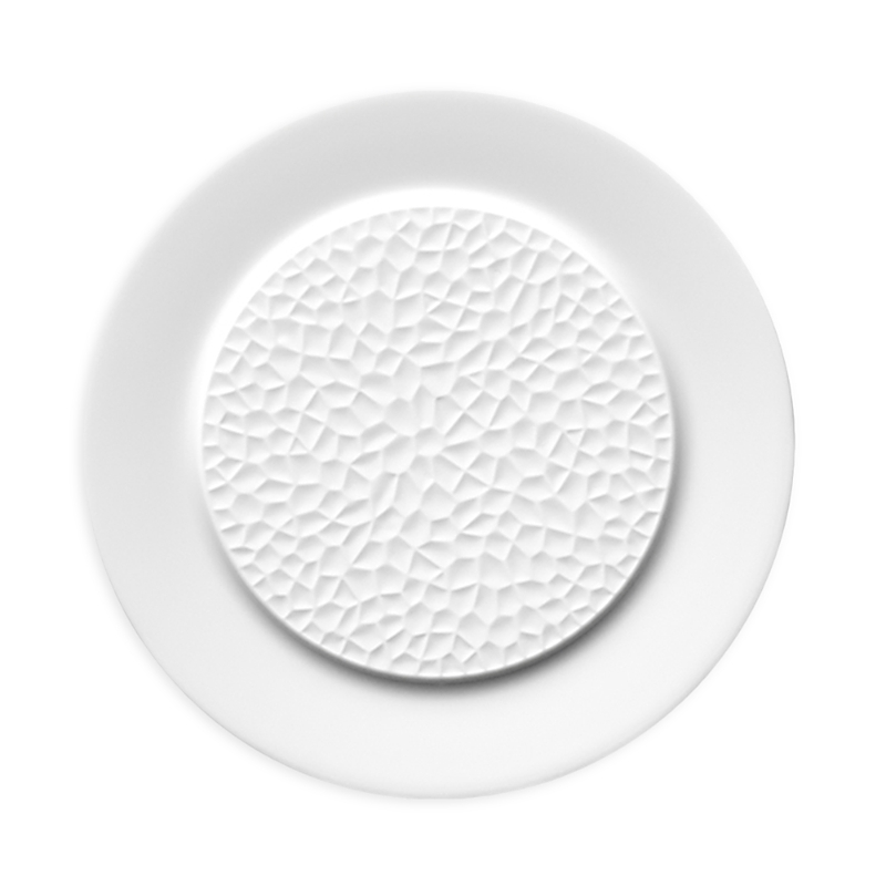 Degrenne Paris L Fragment 4-piece Bread Plates Set In White