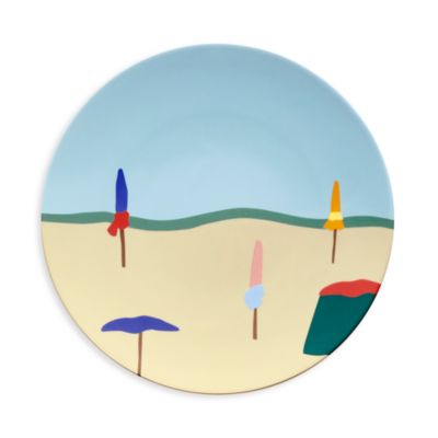 Destination Mer Round Plates, Set of 6