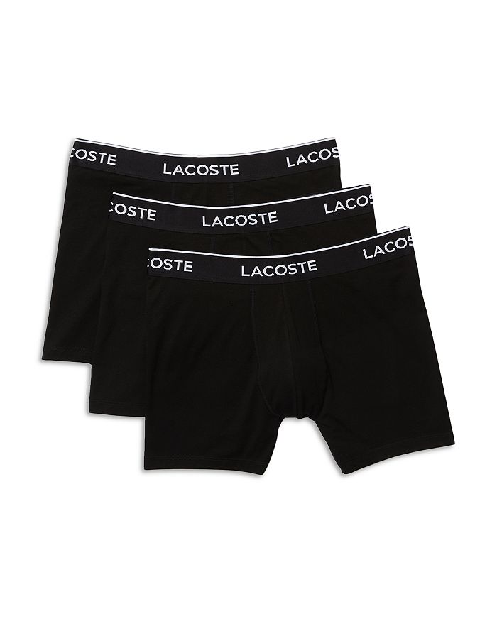 Lacoste - Men's Iconic Cotton Stretch Fashion Briefs - 3 Pack