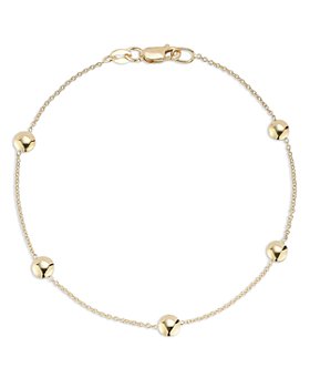 Bloomingdale's - Bead Station Link Bracelet in 14K Yellow Gold - 100% Exclusive