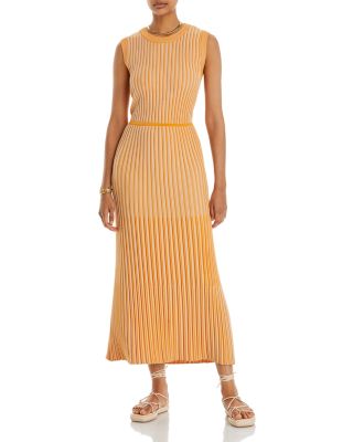 Misook - Ribbed Knit Maxi Dress