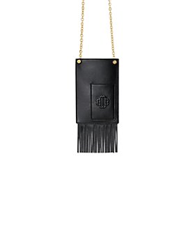 Maje - Chain Strap Leather Phone Bag