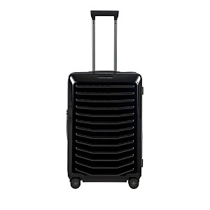 Porsche Design Bric's  Roadster Expandable Hardside Spinner Suitcase, 27 In Shiny Black