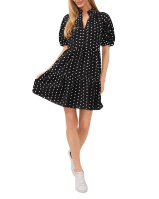 CeCe - Daisy Eyelet Babydoll Dress