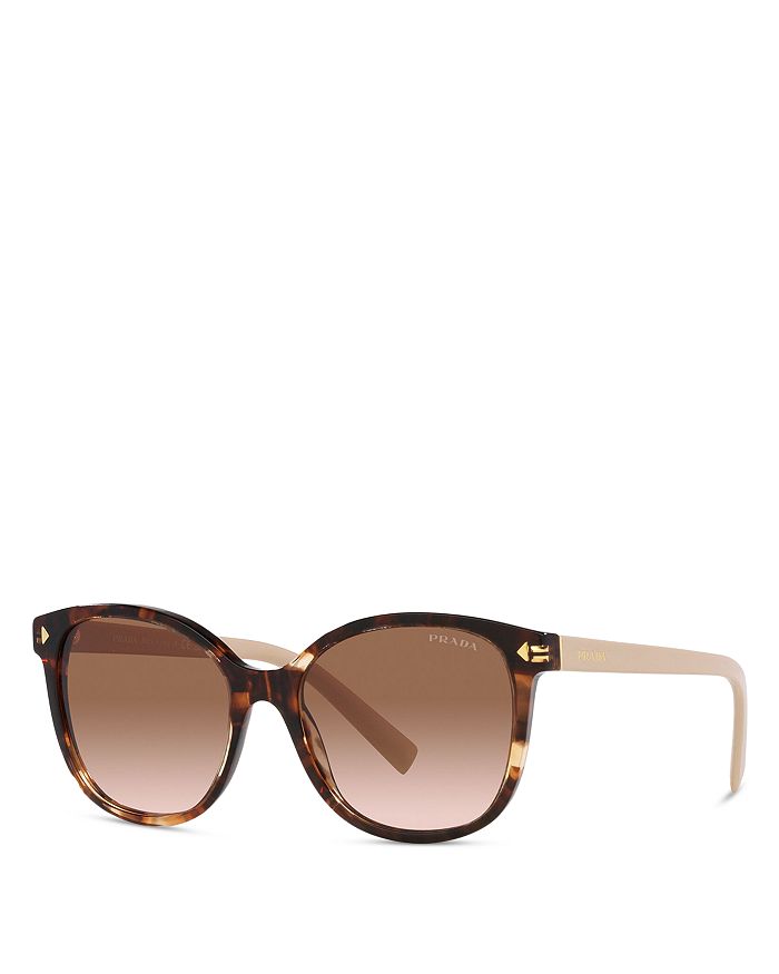 Prada Rounded Square Sunglasses, 53mm Bloomingdale's
