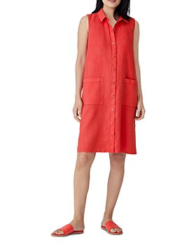 Eileen Fisher Petites - Organic Linen Shirt Dress