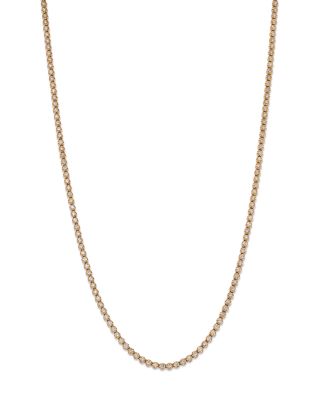 Bloomingdale's Fine Collection - Diamond Crown Set Tennis Necklace in 14K Yellow Gold, 4.0-8.0 ct. t.w. - Exclusive