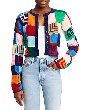 RE/DONE RE/DONE PATCHWORK CARDIGAN