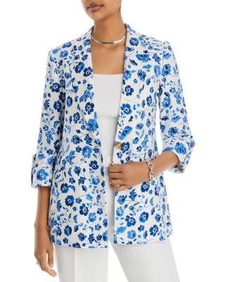 Tahari clearance floral blazer