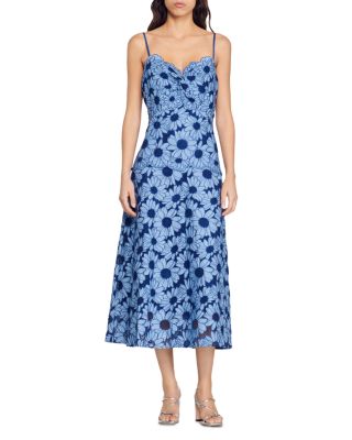 Sandro - Fiby Floral Midi Dress