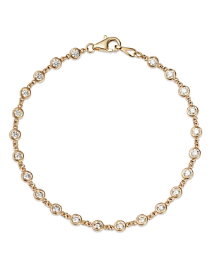 Bloomingdale's Diamond Station Tennis Bracelet in 14K Yellow Gold, 1.60 ct. t.w. - 100% Exclusive