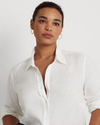 Plus Linen Shirt