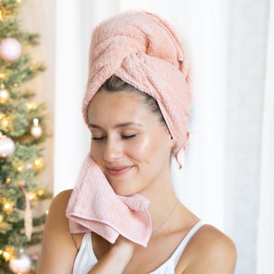 3-Pc. Face Towels with Reusable Tote