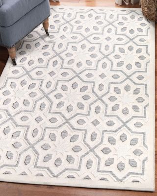 Orian Crochet Indoor/Outdoor Starworks Area Rug, 5'3" x 7'6"