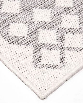 Orian Knitweave Indoor/Outdoor Shining Diamond Area Rug, 5'3" x 7'6"