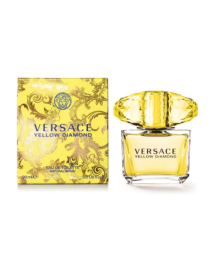 Shop Versace Yellow Diamonds Eau De Toilette 3.4 Oz.