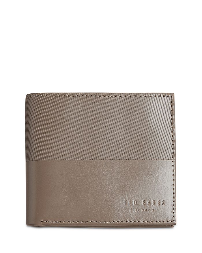Ted Baker - Tenary Laser Etched Leather Bifold Wallet