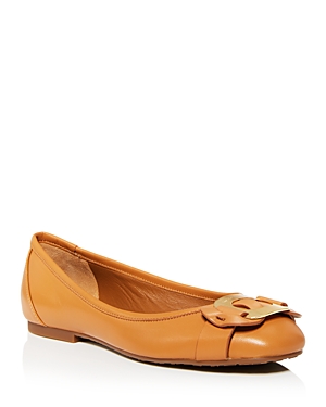 See By Chloé See By Chloe Women's Chany Slip On Logo Hardware Ballet Flats In Tan