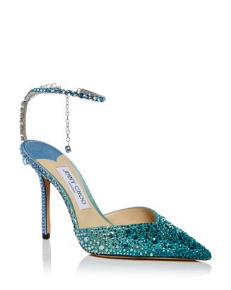 Jimmy Choo Women's Saeda 100 Embellished Pointed Toe High Heel Pumps |  Bloomingdale's