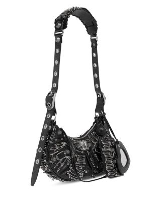 Le Cagole XS Shoulder Bag with Safety Pins