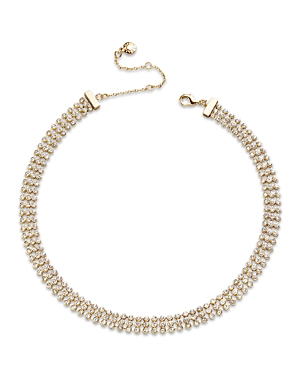 Baublebar Catalina Crystal Choker Necklace, 13-16 In Gold