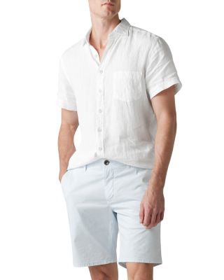 Ellerslie Linen Textured Classic Fit Button-Up Shirt