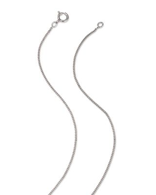 Diamond Round & Baguette Cross Pendant Necklace in 14K White Gold, 0.60 tcw  