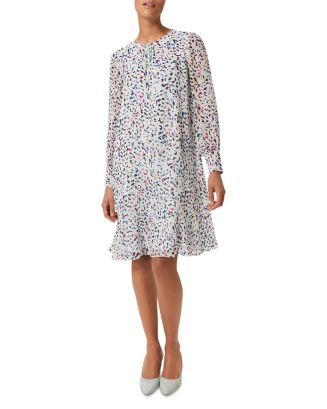 HOBBS LONDON Frances Confetti Long Sleeve Dress | Bloomingdale's