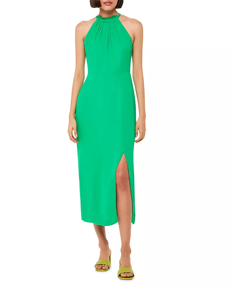 Whistles Halter Neck Midi Dress