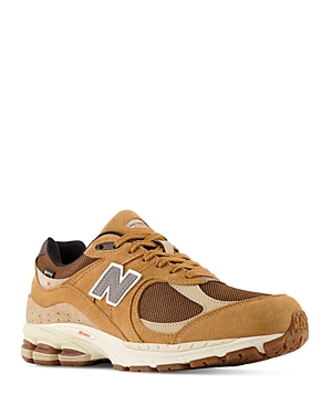 New Balance Suede And Mesh Sneakers With Peculiar Print In Tobacco