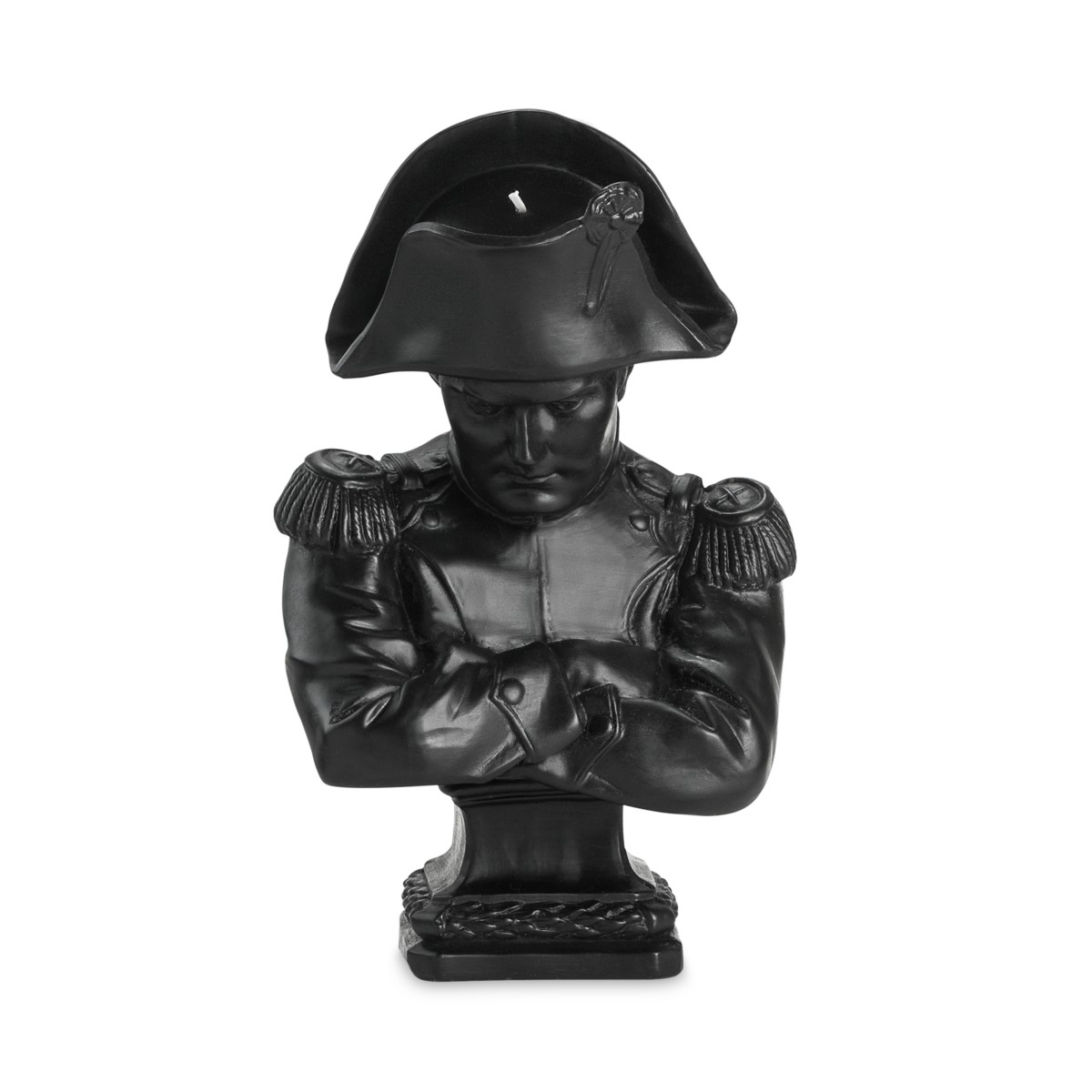 Trudon Bust Napoleon Decorative Candle in Black