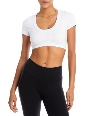 Serene Faux Leather Crop Top Serene Faux Leather Crop Top