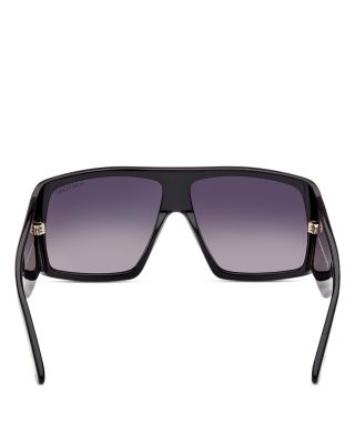 Raven Square Sunglasses, 60mm