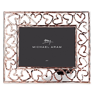 Shop Michael Aram Heart Rose Gold Tone 5x7 Picture Frame In Multi