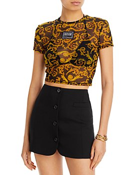 Versace Jeans Couture - Tulle Crop Top