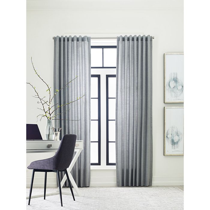 Sunbrella Durant Light Filtering 3-in-1 Single Curtain Panel, 50 X 84 In Grey