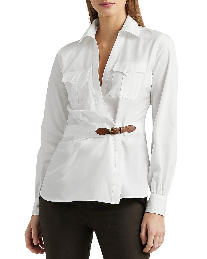 Ralph Lauren Cotton Buckle Shirt | Bloomingdale's