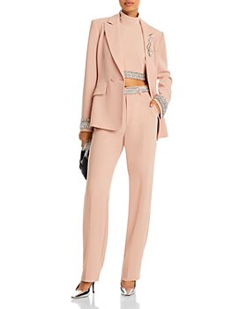Cinq à Sept - Stacked Jewelry Embellished Cheyenne Blazer, Pants & Collins Top