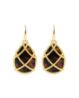 Capucine De Wulf - Goddess Tortoise Drop Earrings