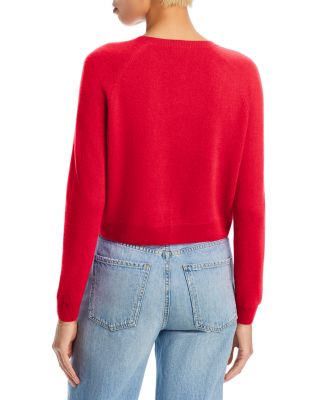 100% Cashmere Crewneck Cardigan - Exclusive