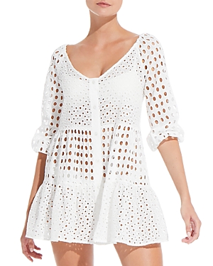 Solid & Striped Evan Eyelet Swim Cover Up Dress