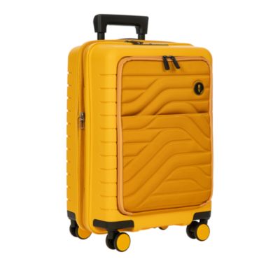 By Ulisse 21" Expandable Carry On Spinner Suitcase with Pocket