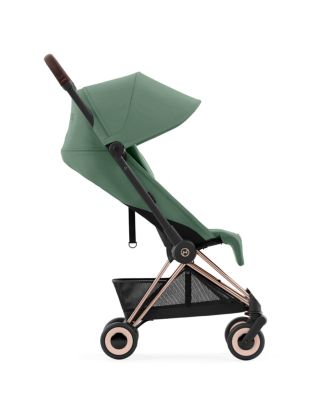 COYA Compact Lightweight Travel Ready Stroller in Rose Gold 