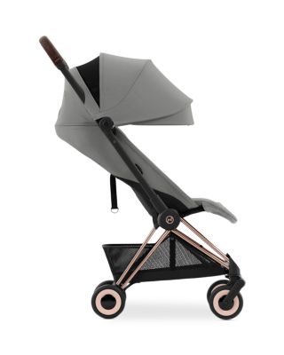 COYA Compact Lightweight Travel Ready Stroller in Rose Gold 