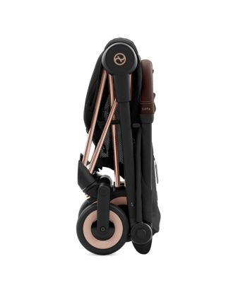 COYA Compact Lightweight Travel Ready Stroller in Rose Gold 