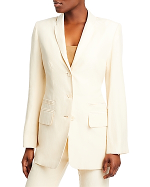 By Malene Birger Porter Virgin Wool Blazer In Pearl