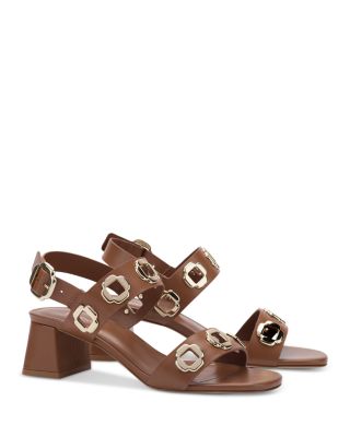 Women's Milan Hardware Strappy High Heel Sandals