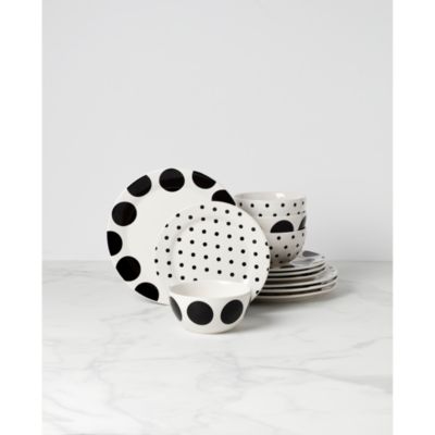 On The Dot 12 Piece Dinnerware Set