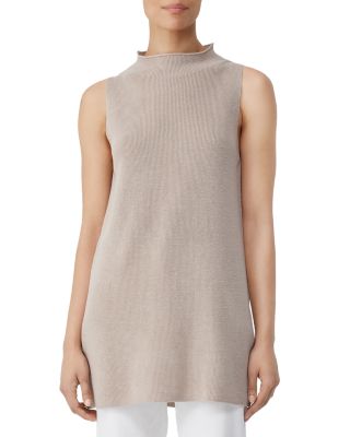 Eileen Fisher - Sleeveless Funnel Neck Top